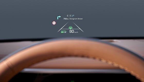 Hyundai PALISADE, Проекциялық дисплей (HUD)